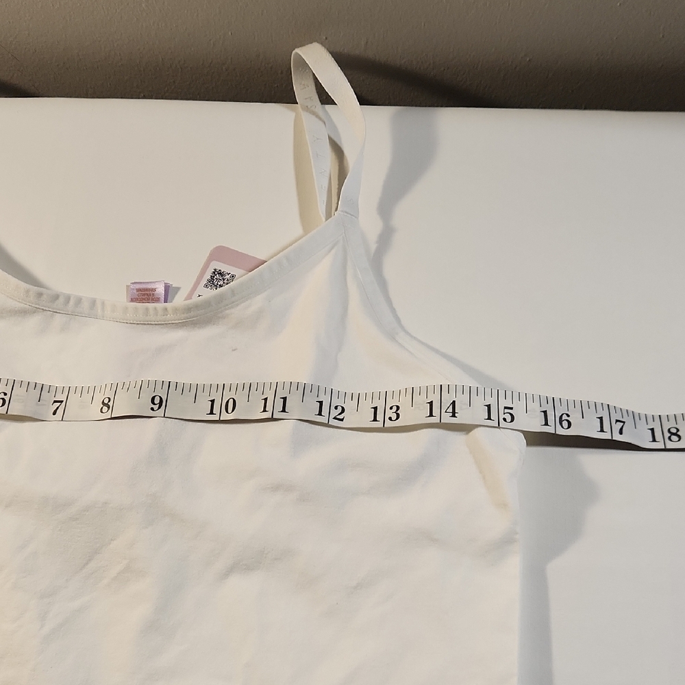 Savage X Fenty White Slim-Strap Scoop‎ Bodysuit with Logo Seamless Teddy Size 2X - Picture 10 of 12